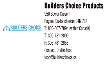 Contact Builders Choice Products